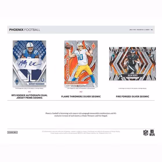 2023 Panini Phoenix Football NFL Hobby Hybrid H2 Box view 4