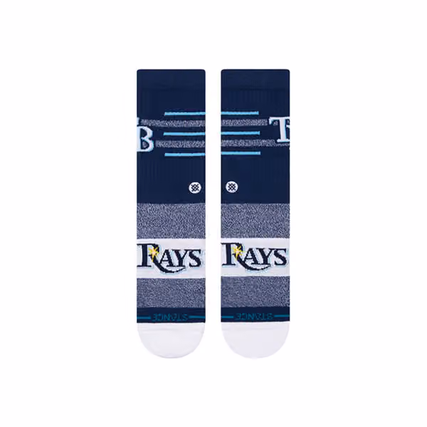 Tampa Bay Rays Closer Stance MLB Crew Socks view 2