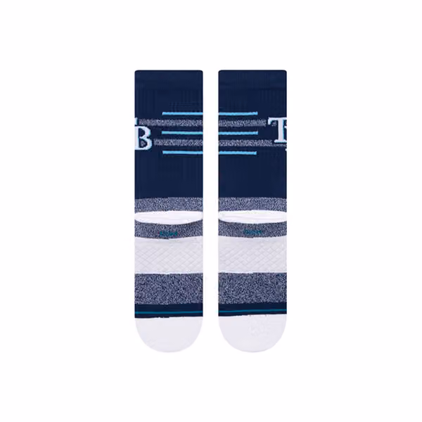 Tampa Bay Rays Closer Stance MLB Crew Socks view 3