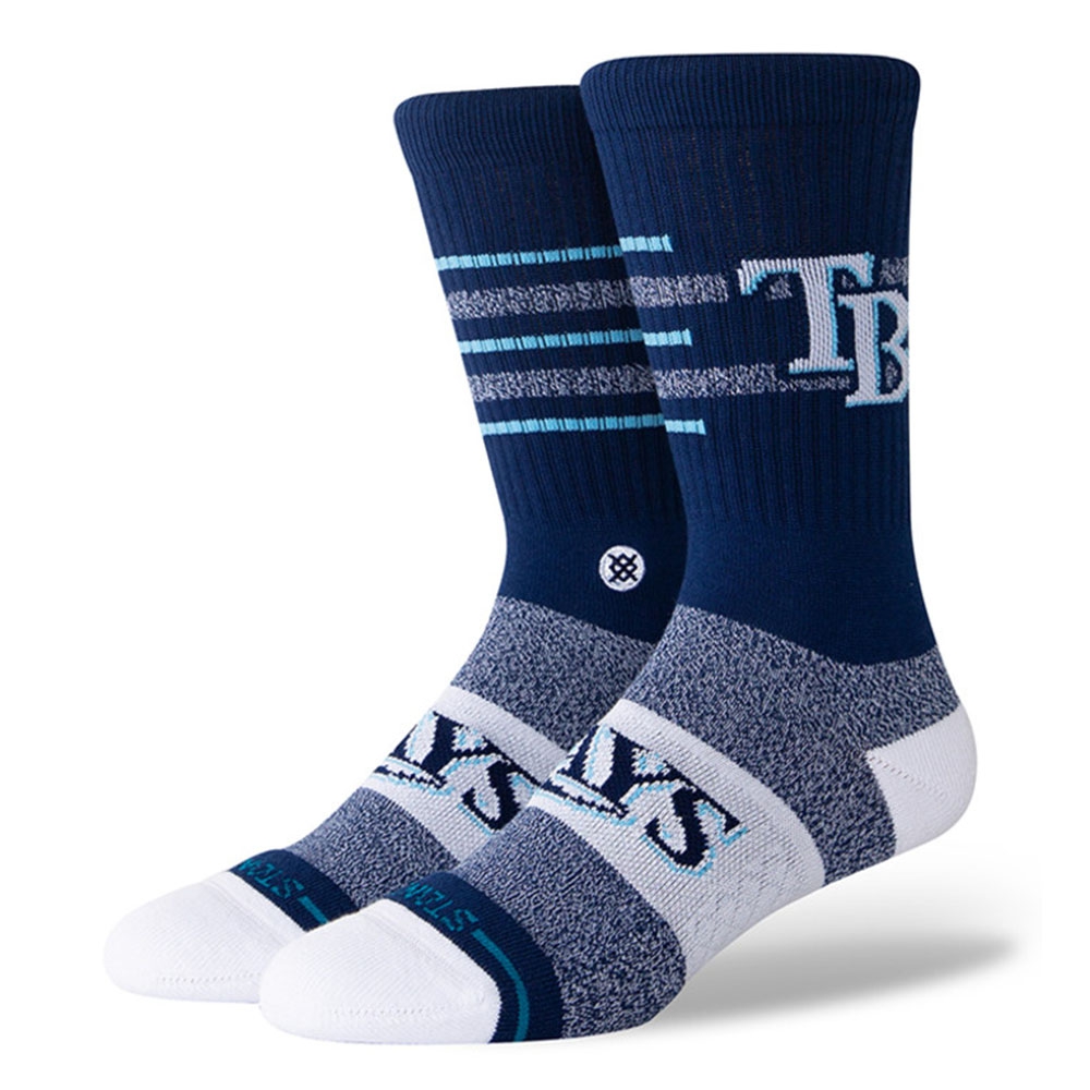 Tampa Bay Rays Closer Stance MLB Crew Socks view 1