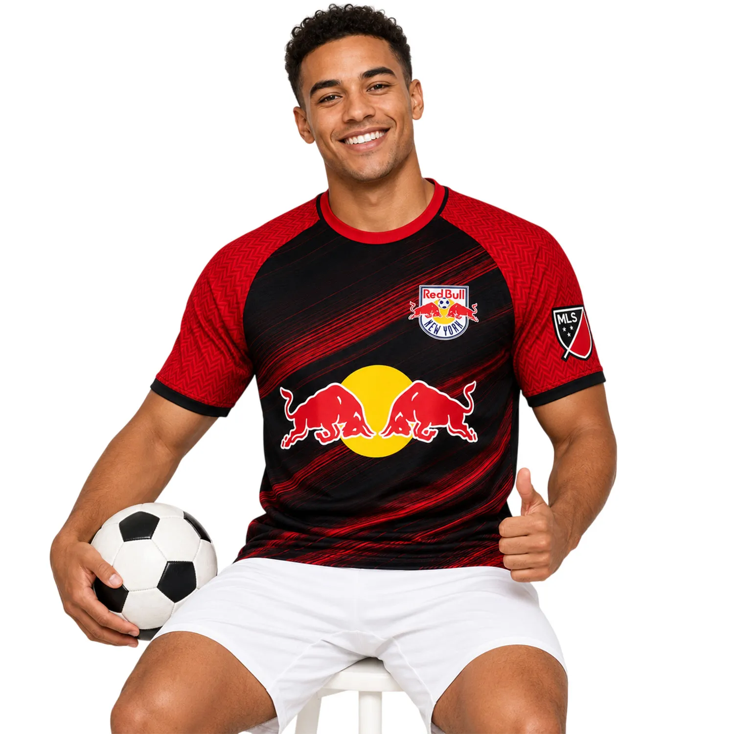 NY Red Bulls Custom Jersey – Brilliant Matchday Look