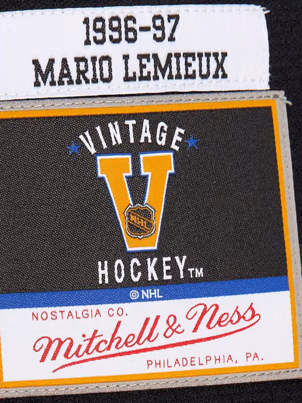 Mario Lemieux #66 Pittsburgh Penguins 1996-97 Premium Power Play NHL Jersey Black view 3