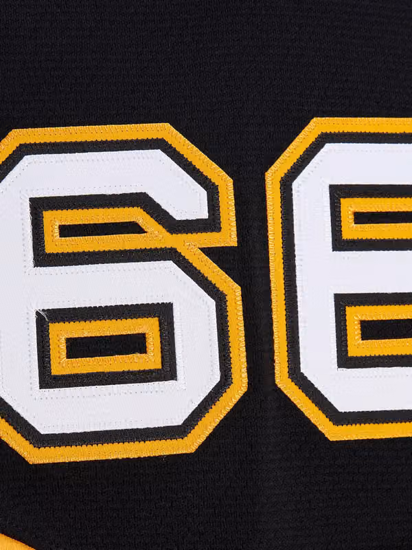 Mario Lemieux #66 Pittsburgh Penguins 1996-97 Premium Power Play NHL Jersey Black view 4