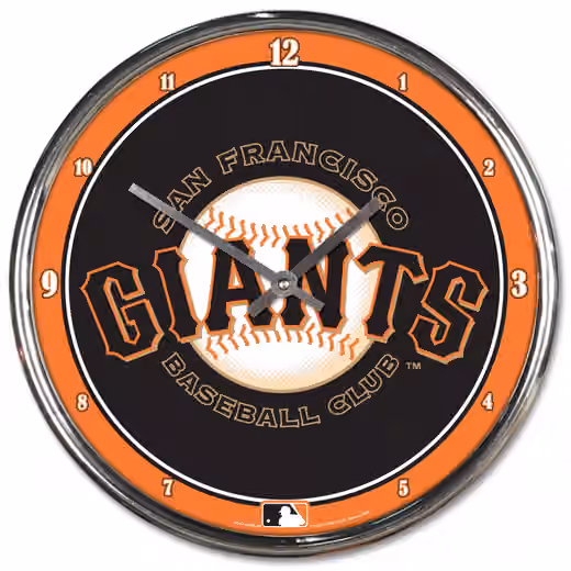 San Francisco Giants WinCraft Chrome MLB Wall Clock view 1