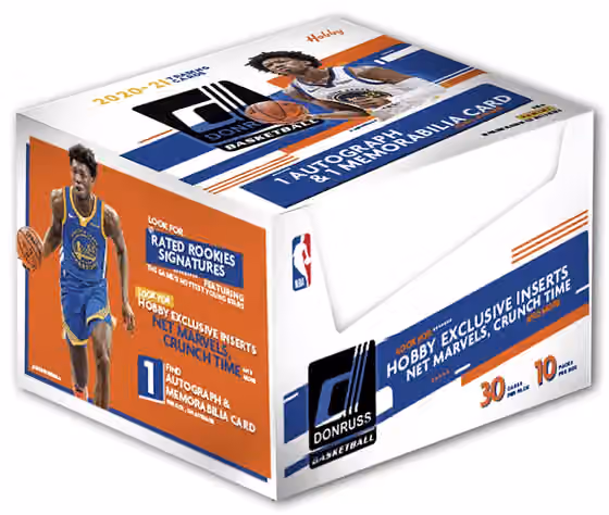 2020/21 Panini Donruss Basketball Hobby Box NBA view 1