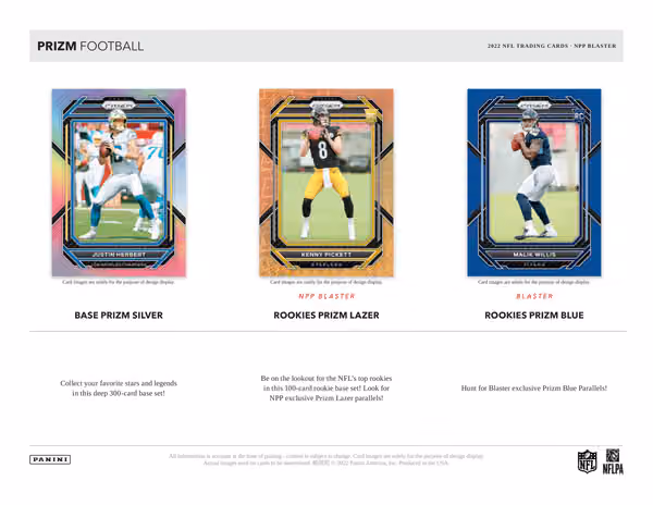 2022 Panini Prizm Football NFL Blaster Box view 2