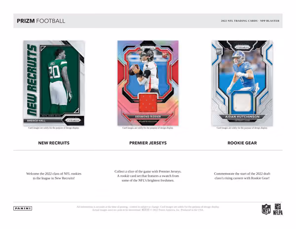 2022 Panini Prizm Football NFL Blaster Box view 4