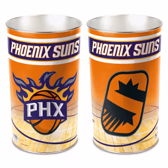 Phoenix Suns WinCraft Metal NBA Wastebasket view 1