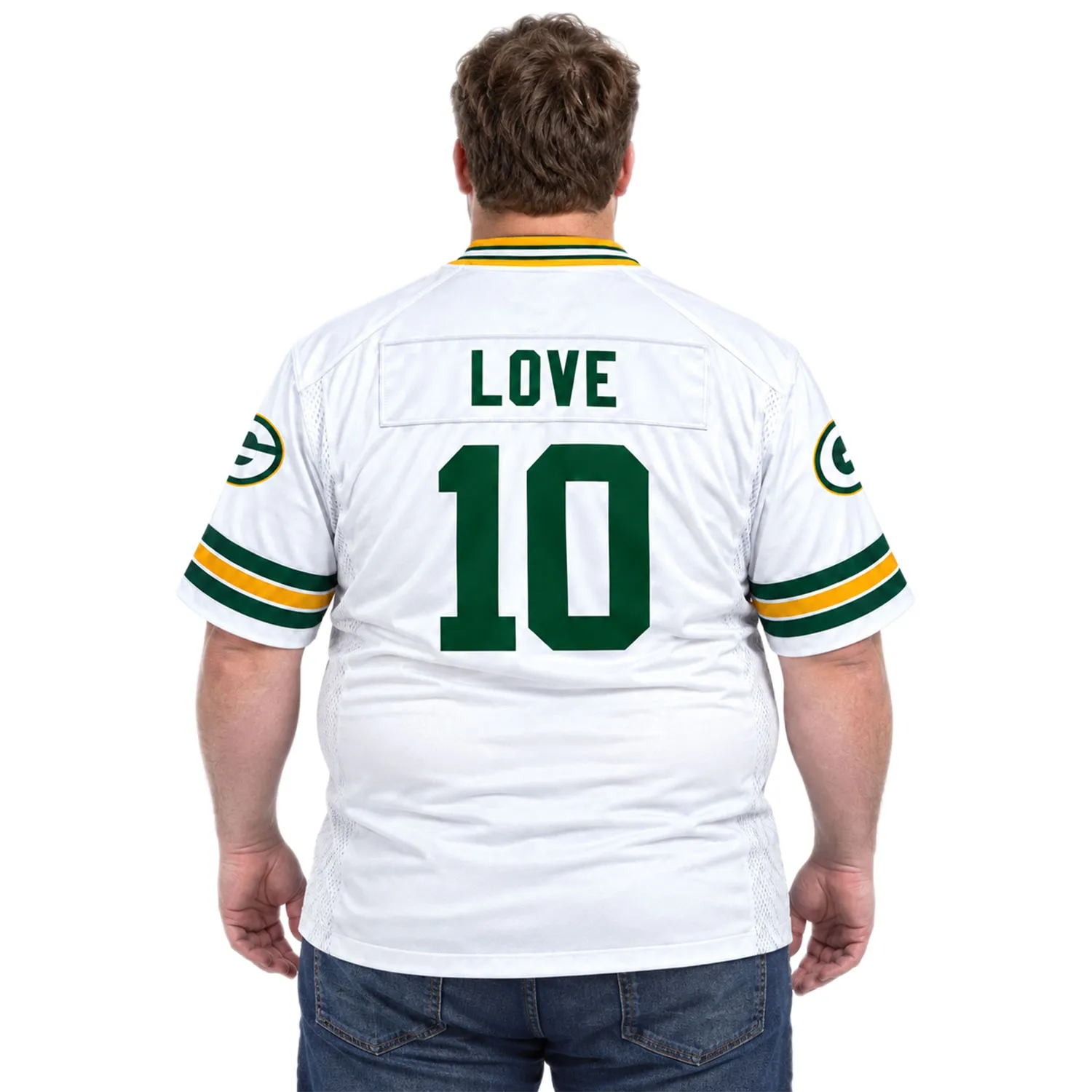 Jordan Love White Packers Jersey Radiant Fan Style
