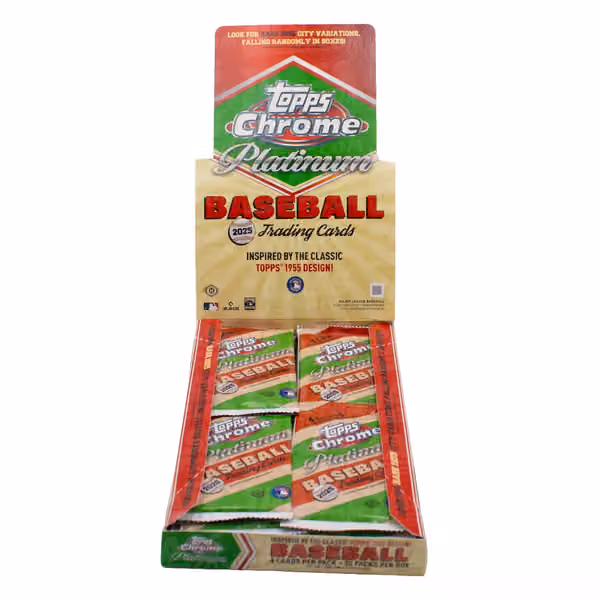 2025 Topps Chrome Platinum '55 Baseball MLB Hobby Pack view 2
