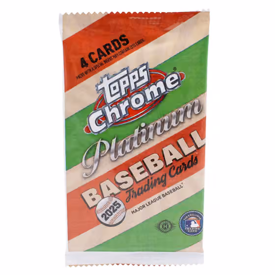 2025 Topps Chrome Platinum '55 Baseball MLB Hobby Pack view 1