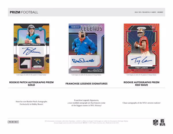2021 Panini Prizm Football Hobby Box NFL view 3