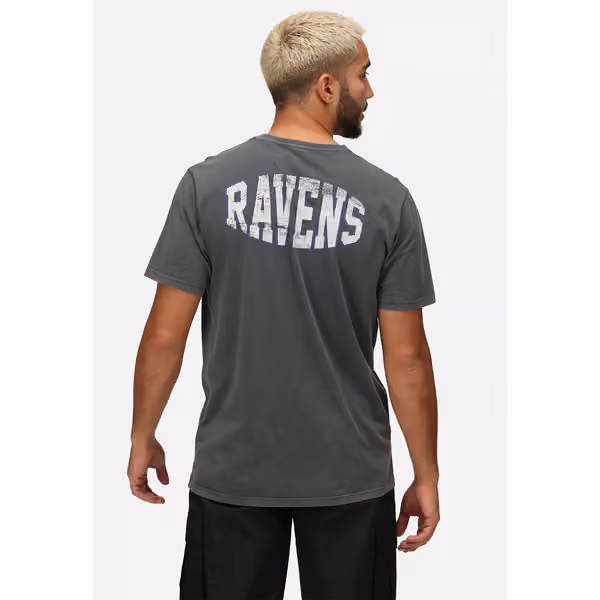 Baltimore Ravens Recovered College Washed NFL T-Shirt view 5