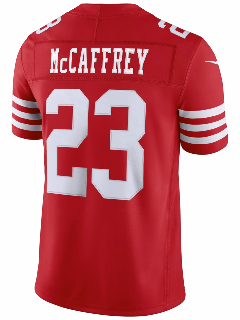 Christian McCaffrey #23 San Francisco 49ers Stitched Limited NFL Jersey Red view 3