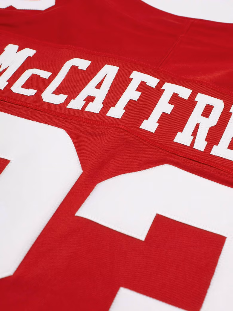 Christian McCaffrey #23 San Francisco 49ers Stitched Limited NFL Jersey Red view 5