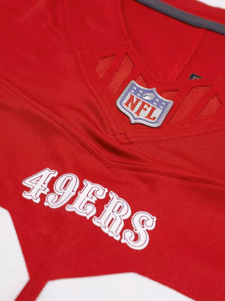 Christian McCaffrey #23 San Francisco 49ers Stitched Limited NFL Jersey Red view 4