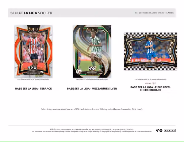 2024/25 Panini Select La Liga Football Blaster Box view 2