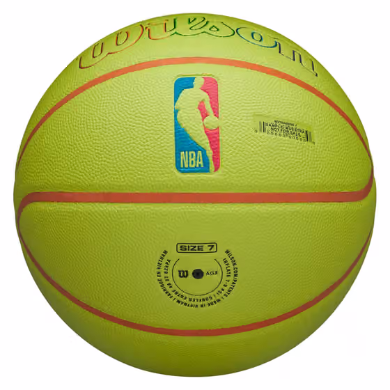 Miami Heat Neon Pop NBA Basketball (Size 7) view 6