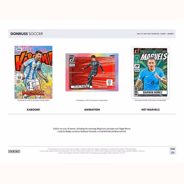 2024/25 Panini Donruss Soccer Hobby Box view 3