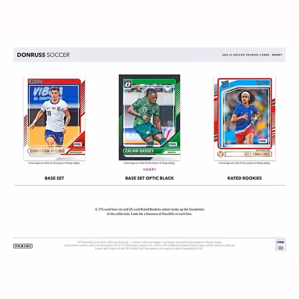 2024/25 Panini Donruss Soccer Hobby Box view 2