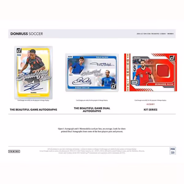 2024/25 Panini Donruss Soccer Hobby Box view 4