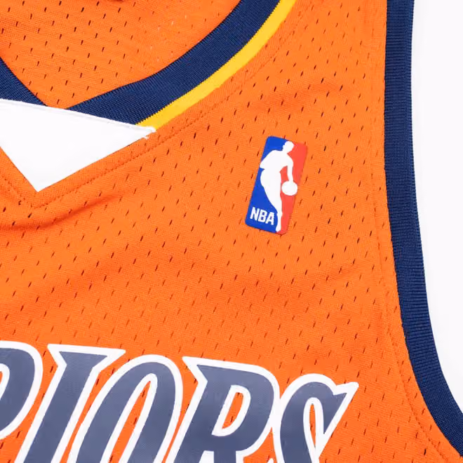 Stephen Curry #30 Golden State Warriors 1993-94 Swingman NBA Jersey Orange view 4