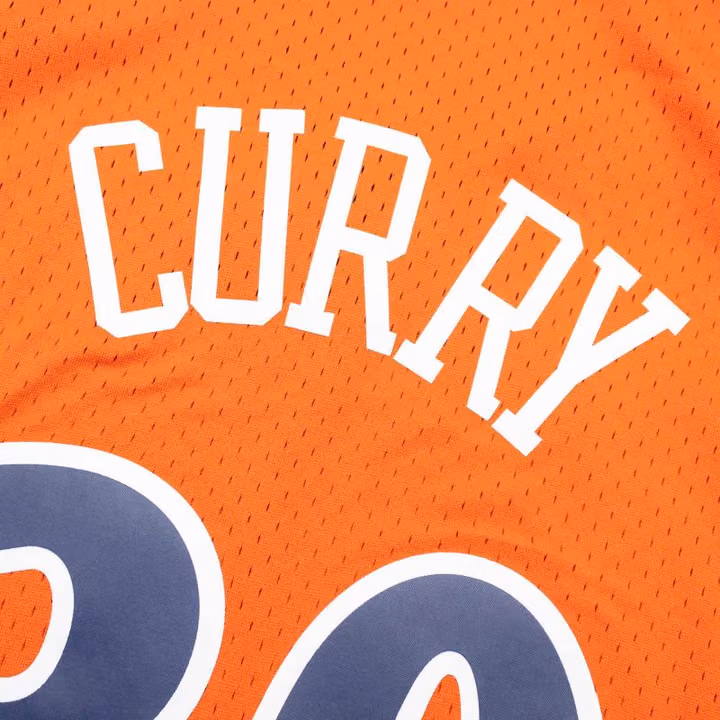 Stephen Curry #30 Golden State Warriors 1993-94 Swingman NBA Jersey Orange view 5