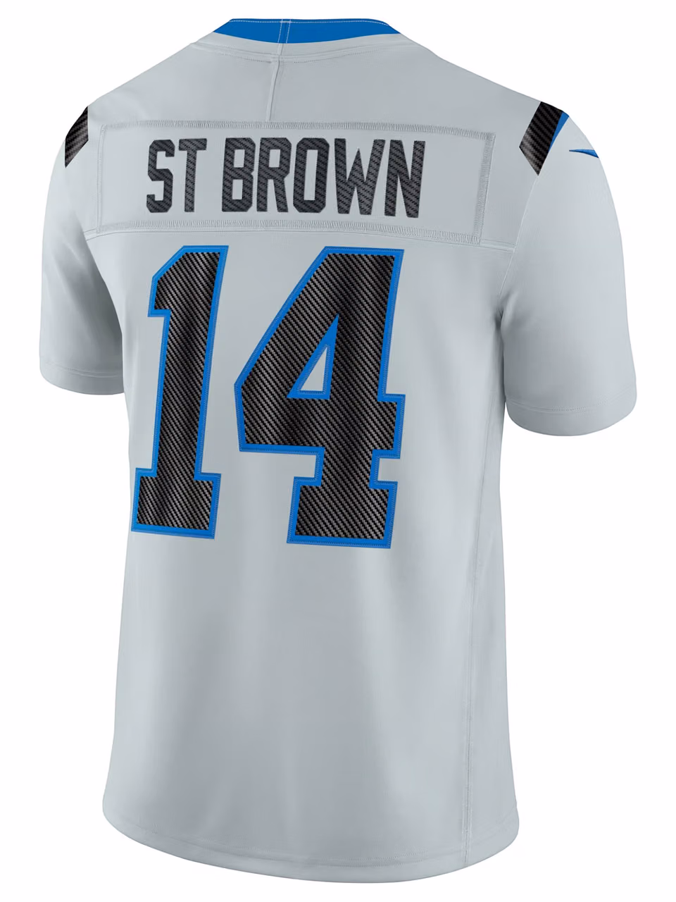 Amon-Ra St. Brown #14 Detroit Lions 2026 Rivalries Stitched Limited NFL Jersey Gray view 3