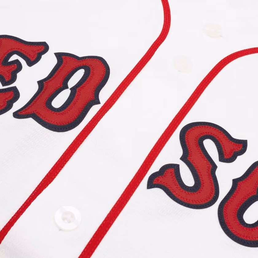 Boston Red Sox Nike Replica MLB Home Jersey White view 3
