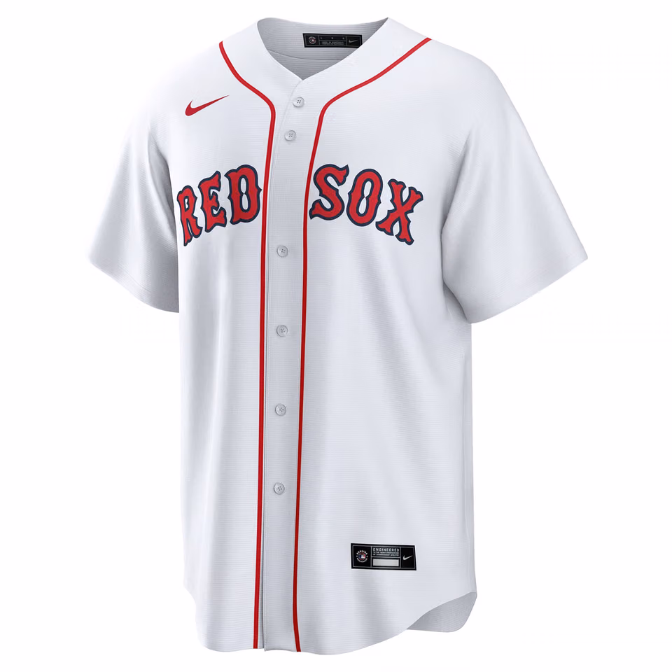Boston Red Sox Nike Replica MLB Home Jersey White view 1