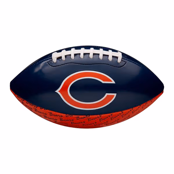 Chicago Bears City Pride Wilson PeeWee Size NFL Football view 1