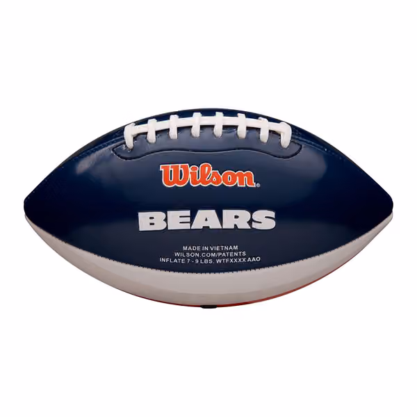 Chicago Bears City Pride Wilson PeeWee Size NFL Football view 2