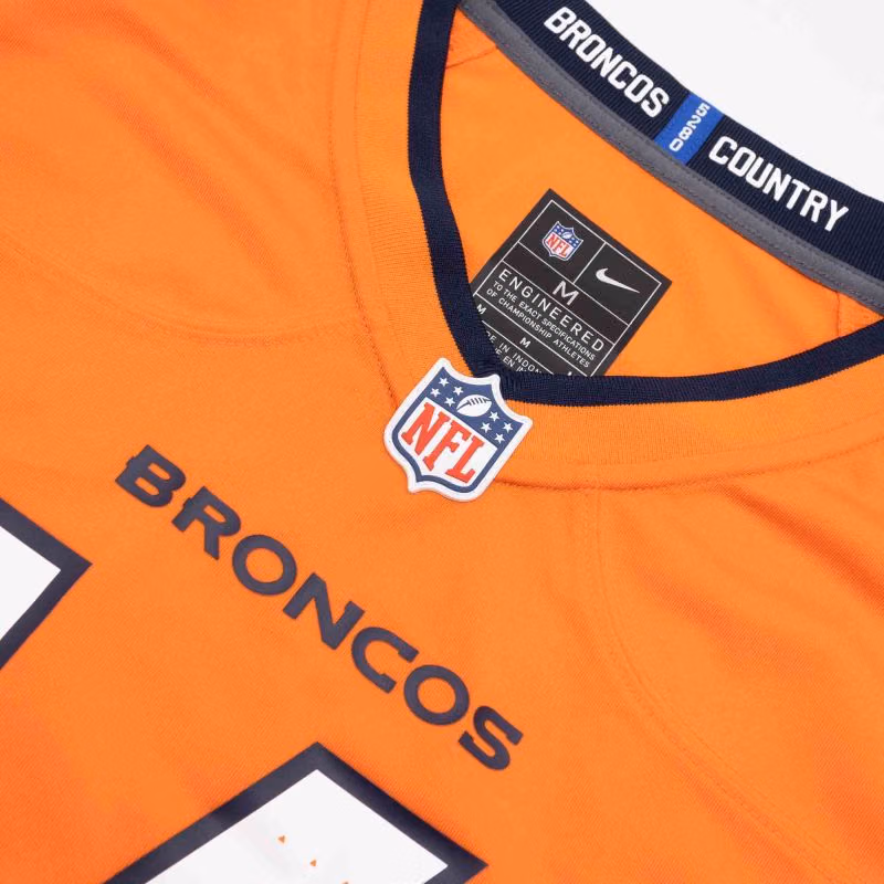 Courtland Sutton #14 Denver Broncos Nike Game NFL Jersey Orange view 5