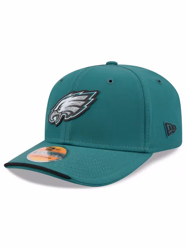 Philadelphia Eagles 2026 NFL Sideline 9SEVENTY Stretch-Snap Cap Green product photo