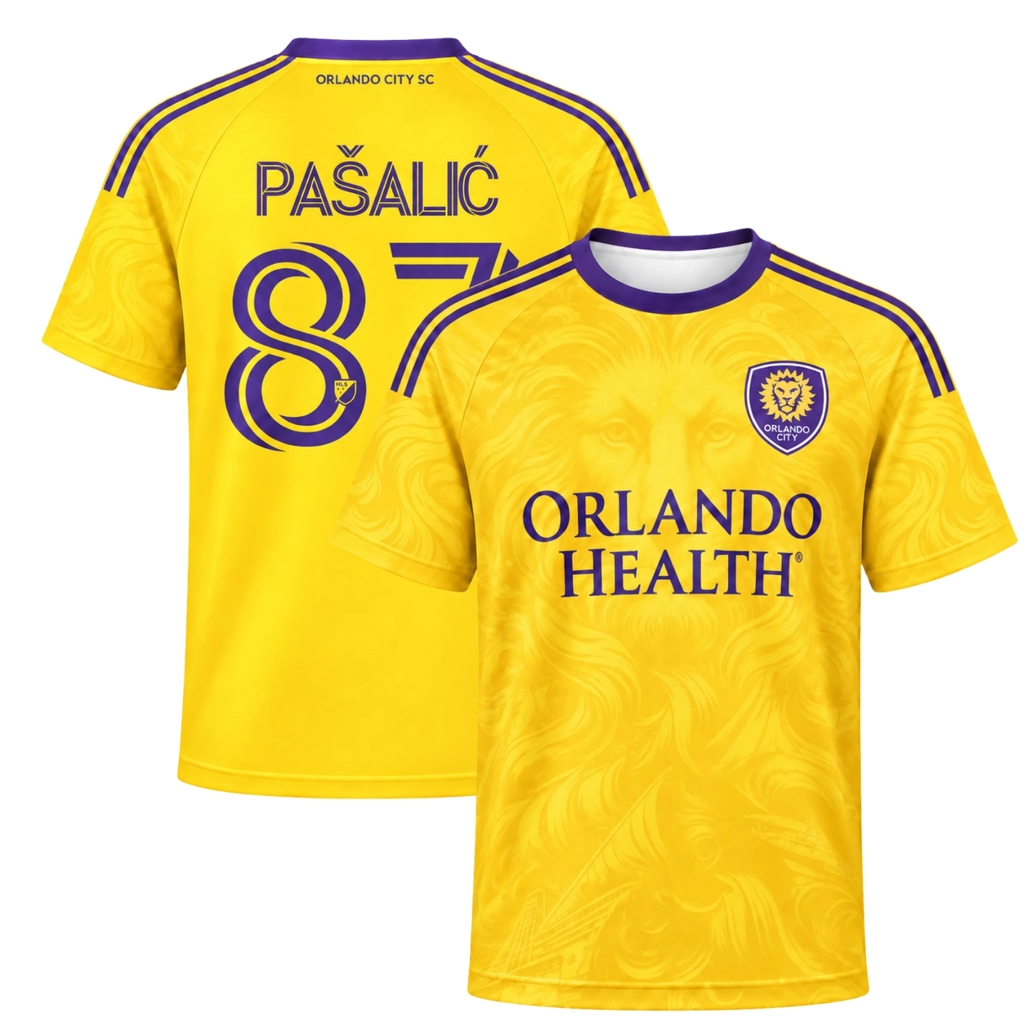 Marco Pasalic Orlando City Jersey Special Gold Fan Shirt