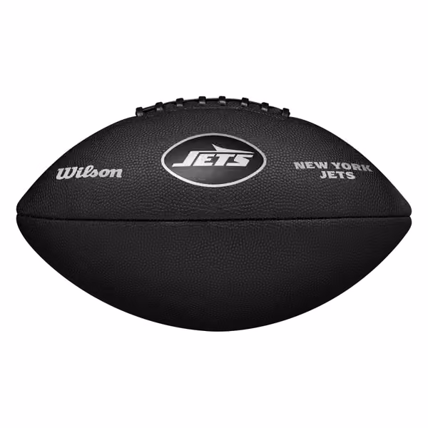 New York Jets Wilson Metallic Premiere Full Size NFL Football view 6