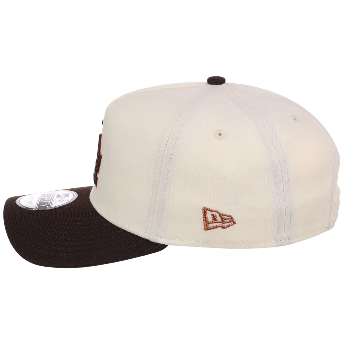Los Angeles Dodgers MLB Walnut Reserve New Era 9FORTY A-Frame detail view