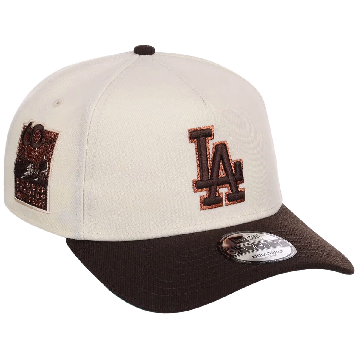 Los Angeles Dodgers MLB Walnut Reserve New Era 9FORTY A-Frame front view