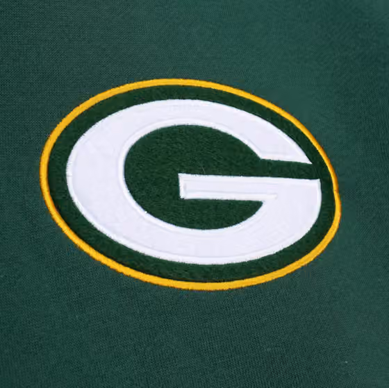 Green Bay Packers City Collection Mitchell & Ness NFL Hoodie Green view 3