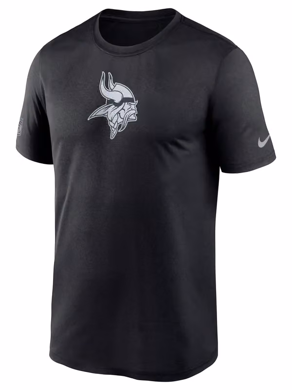 Minnesota Vikings 2026 NFL Sideline Lead The Charge Legend T-Shirt Black view 7