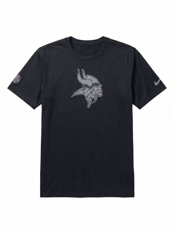 Minnesota Vikings 2026 NFL Sideline Lead The Charge Legend T-Shirt Black view 1