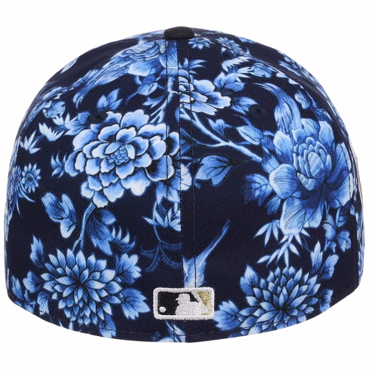 Los Angeles Dodgers Pacific Canvas New Era 59FIFTY (Floral/Navy) detail view