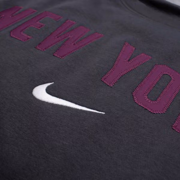 New York Mets City Connect 2-Hit Club Crew Pullover Dark Gray view 4