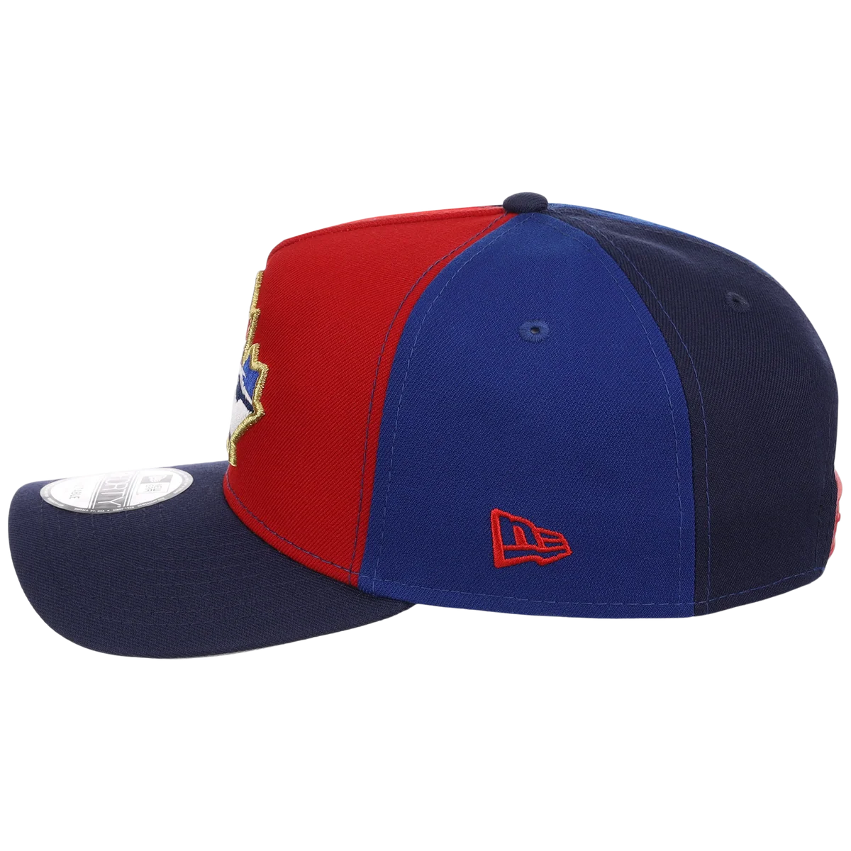 Toronto Blue Jays Toronto Crown the City - Pinwheel New Era 9FORTY (Multi/Navy) detail view