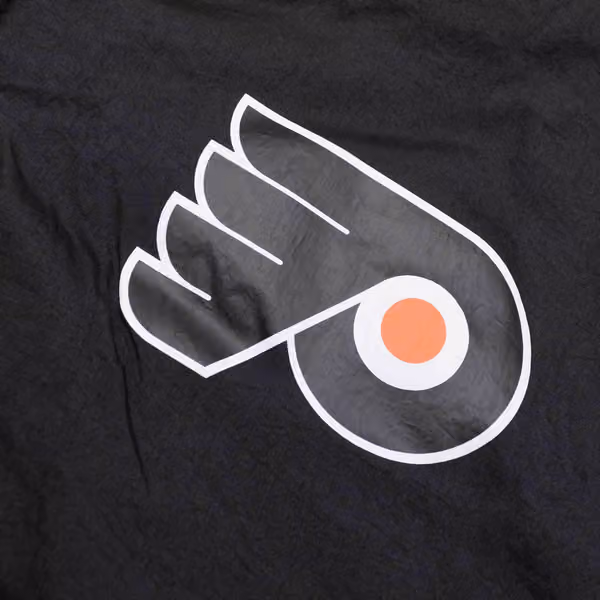 Philadelphia Flyers Undeniable Mitchell & Ness NHL Windbreaker Jacket view 3