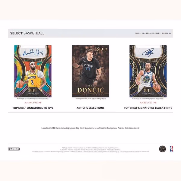2023/24 Panini Select Basketball NBA Hybrid H2 Box view 4