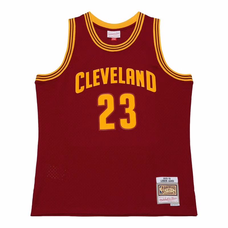 LeBron James #23 Cleveland Cavaliers 2015-16 Swingman NBA Jersey Red view 1