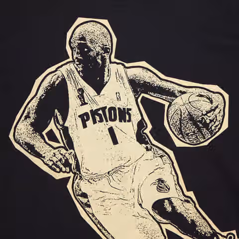 Chauncey Billups 2024 Hall of Fame Mitchell & Ness Premium NBA T-Shirt view 4