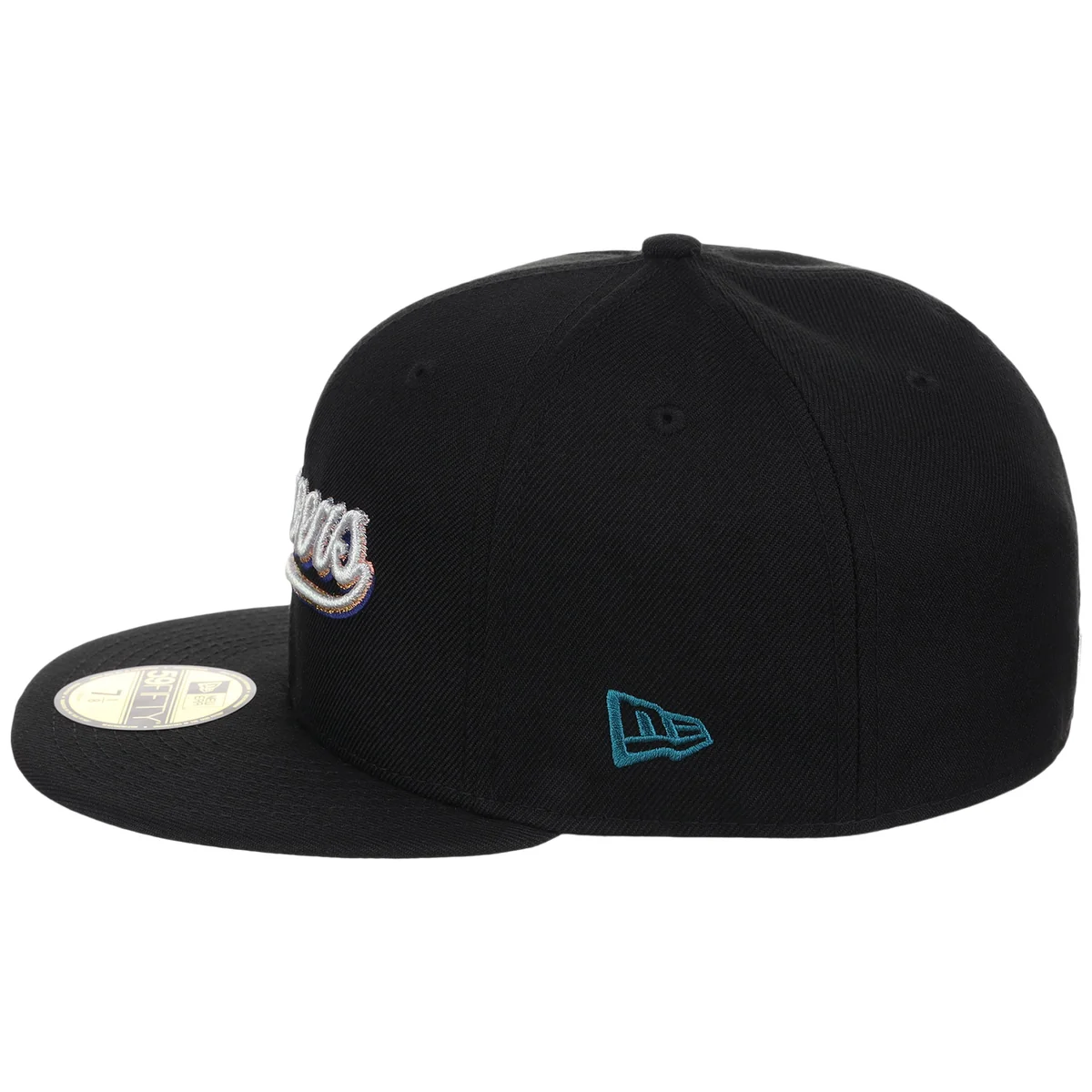 Milwaukee Brewers MLB City Connect - Black Metallics New Era 59FIFTY detail view