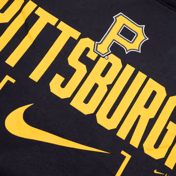 Pittsburgh Pirates Nike Club Slack MLB Hoodie Black view 3